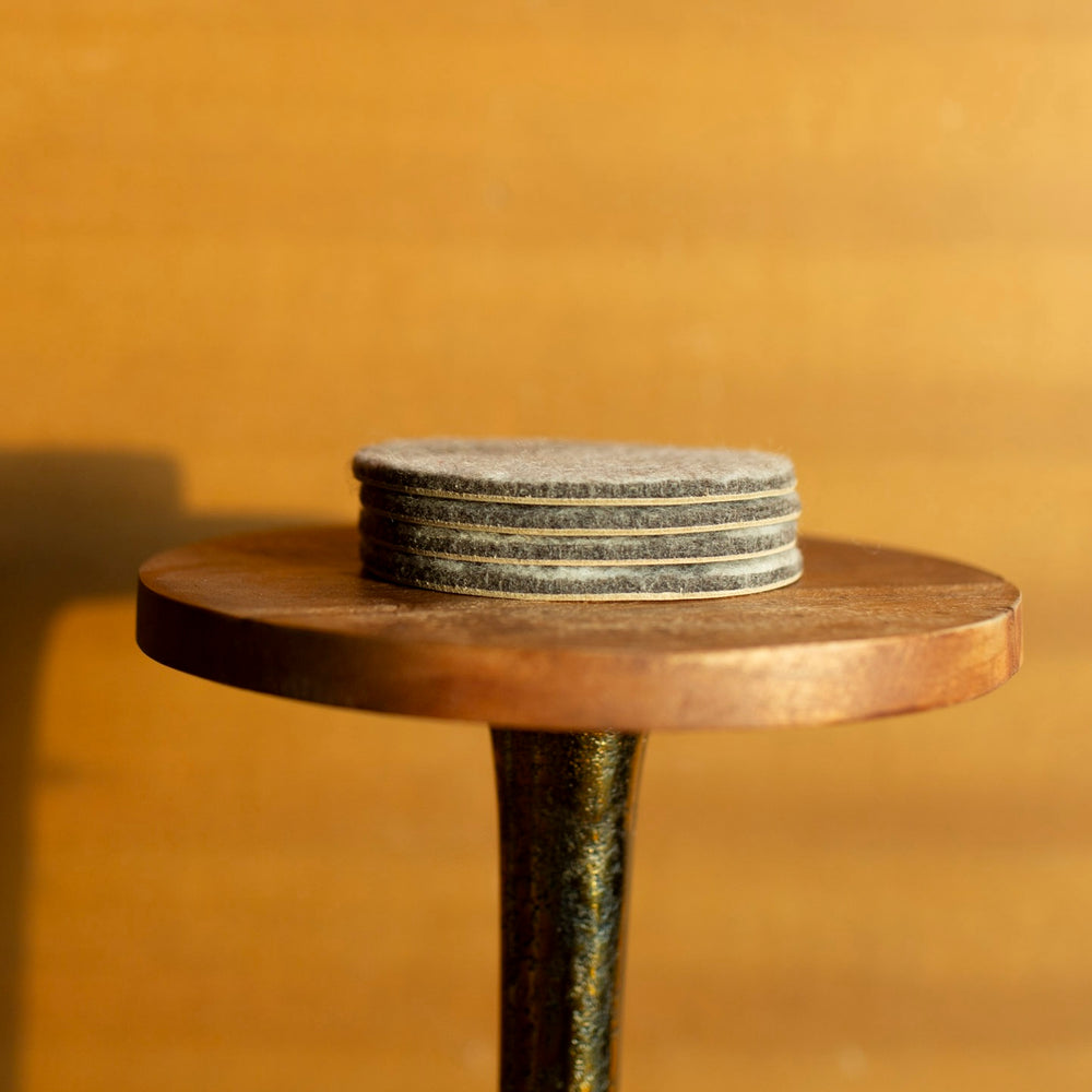 
                      
                        Wool & Leather Coasters
                      
                    