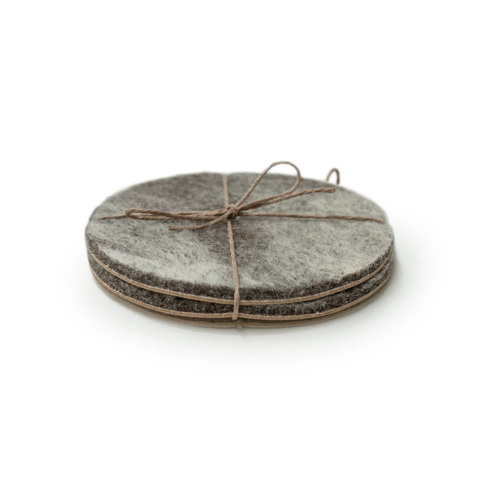 
                      
                        Wool & Leather Coasters
                      
                    