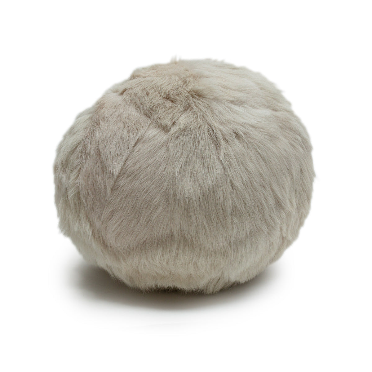 Toscana Fur Snowball Pillow | Upcycled Fur Round Pillow – JG Switzer