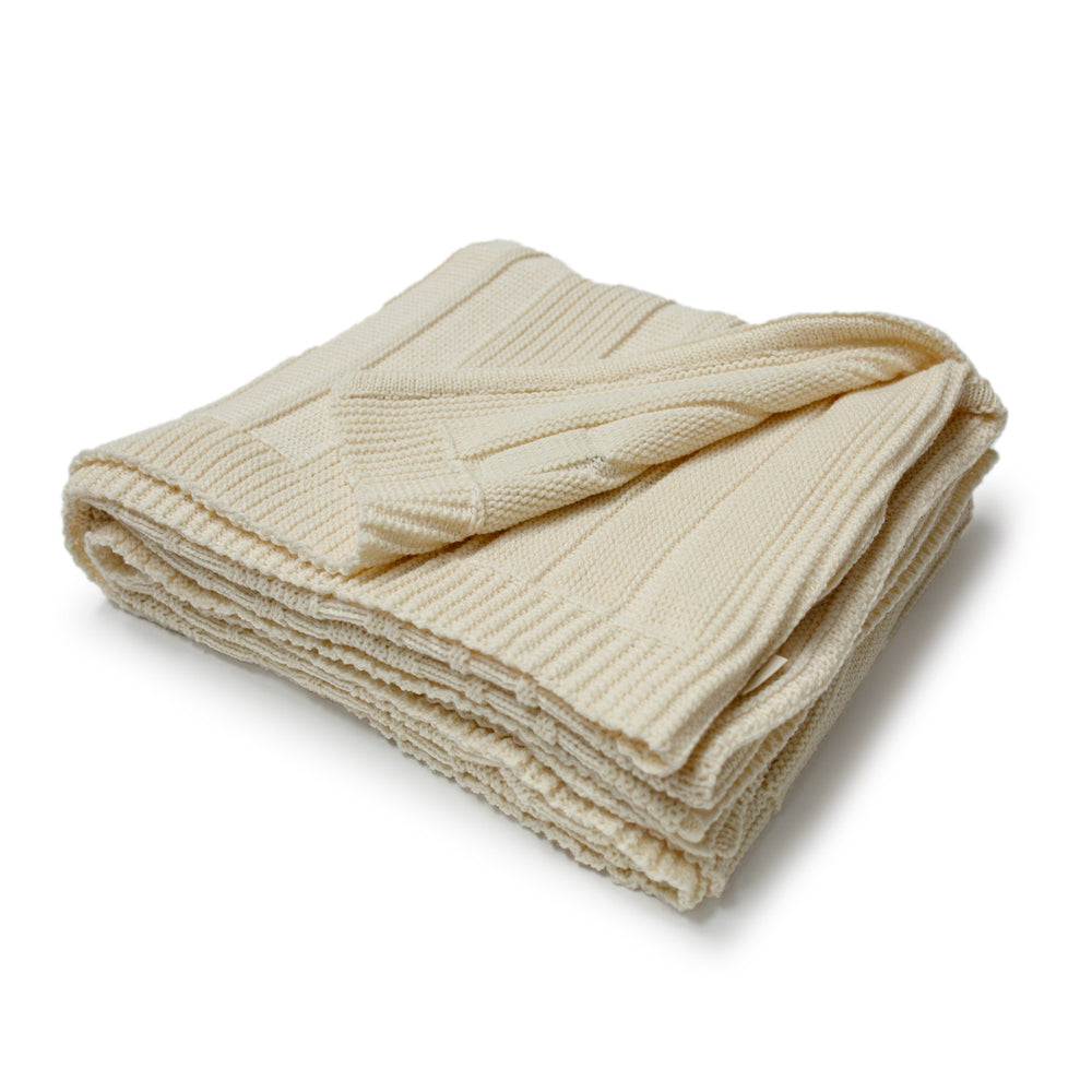 
                      
                        Merino Wool Cable Knit All Year 'Round Throw
                      
                    