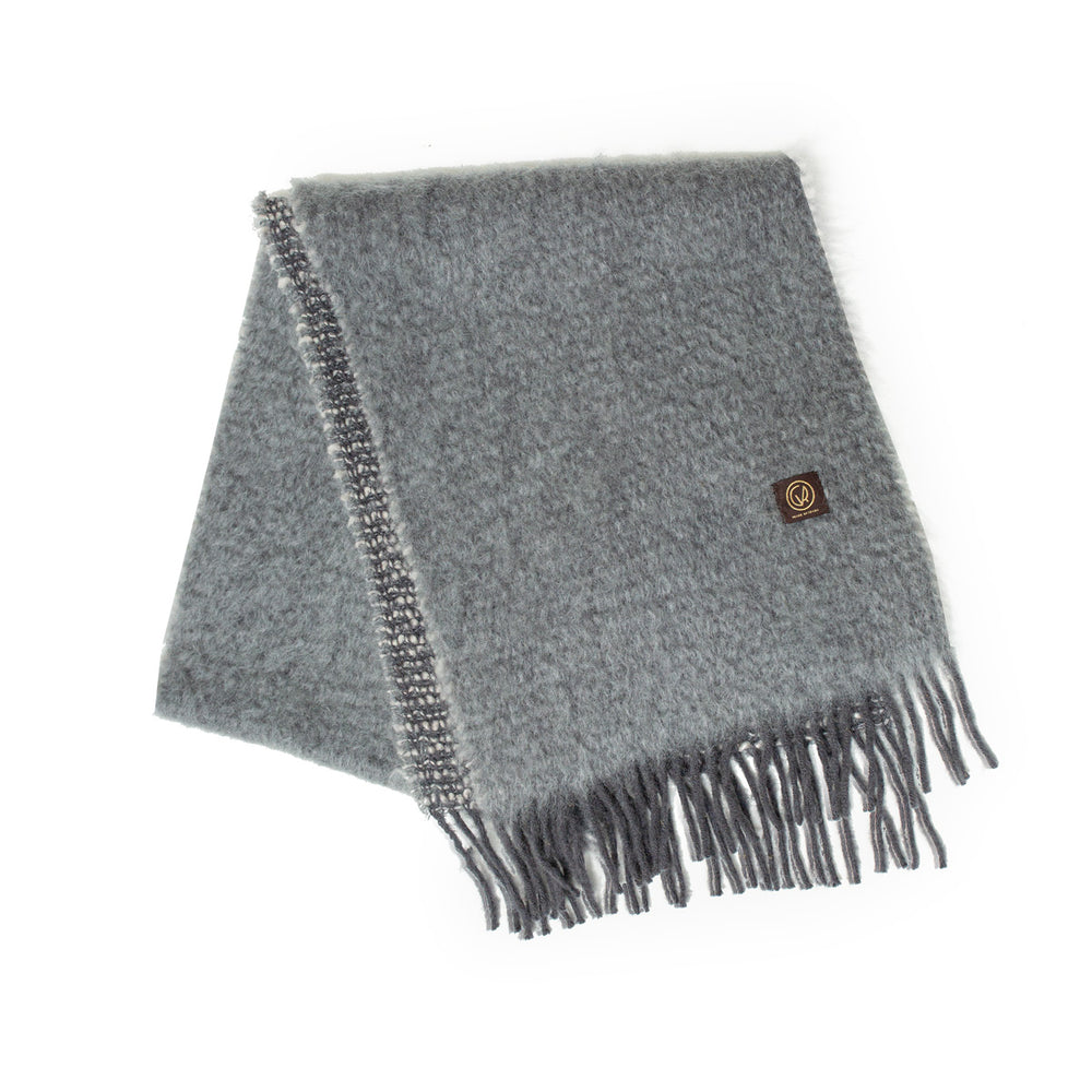 Cocó Mohair Scarf - Blue Grey