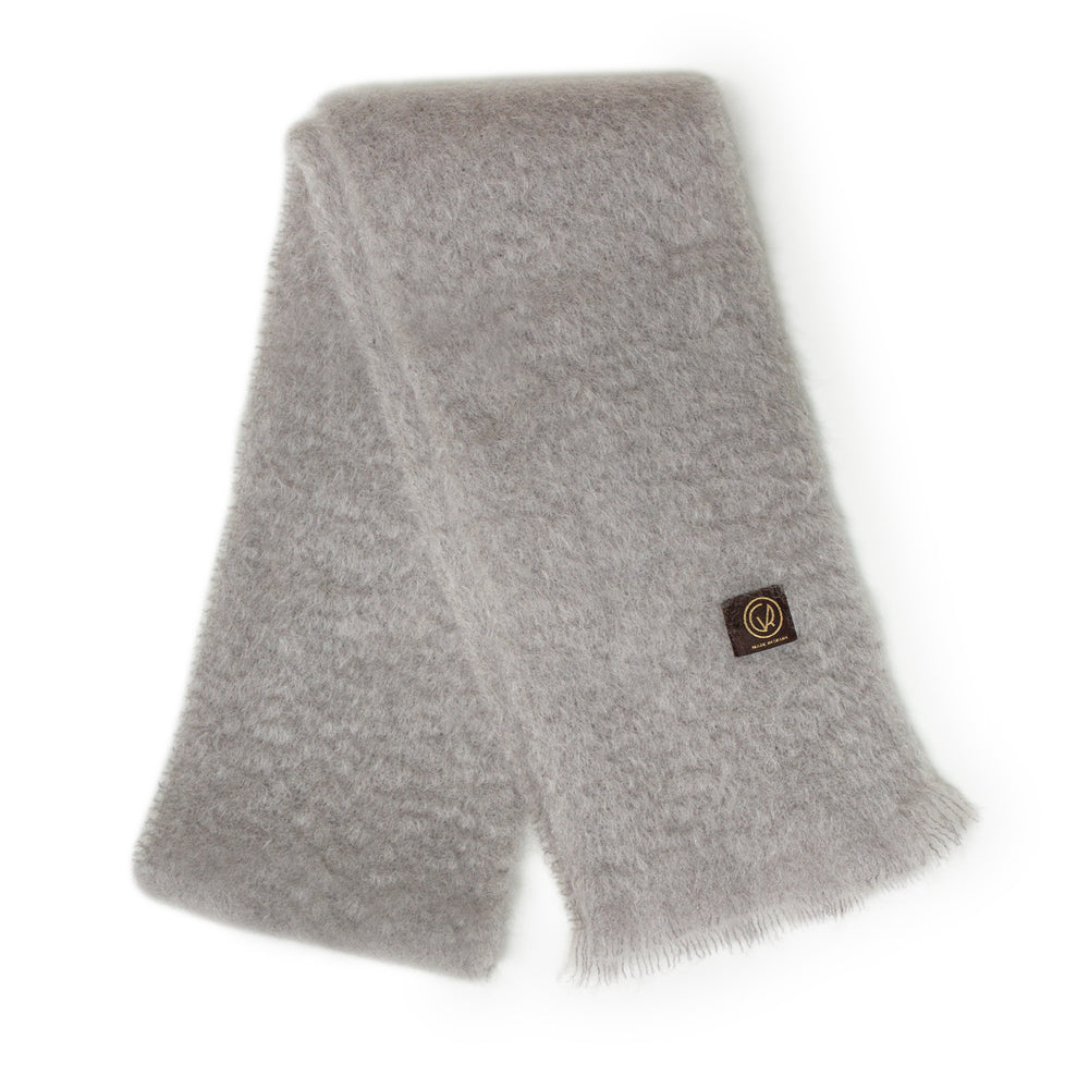 Mohair Scarf Solid - Lavender Ice