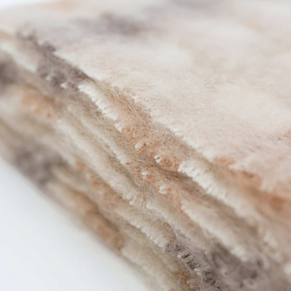 
                      
                        Mia Mohair Scarf - Taupe & Cream
                      
                    