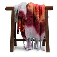 Mantas Ezcaray Mohair Oversized Throw - Tie-Dye