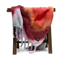 Mantas Ezcaray Mohair Oversized Throw - Tie-Dye