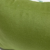 Woodlands Wool Pillow with Prima Alpaca Back in Solid Lime