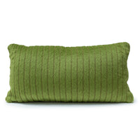 Woodlands Wool Pillow with Prima Alpaca Back in Solid Lime