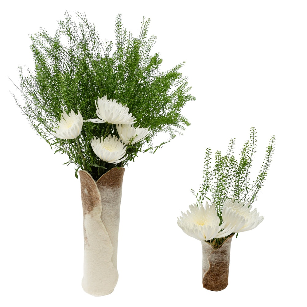 
                      
                        Grey Wool Flower Vase
                      
                    