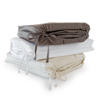 Organic Cotton 400 Thread Count Sateen Pillowcase Pair