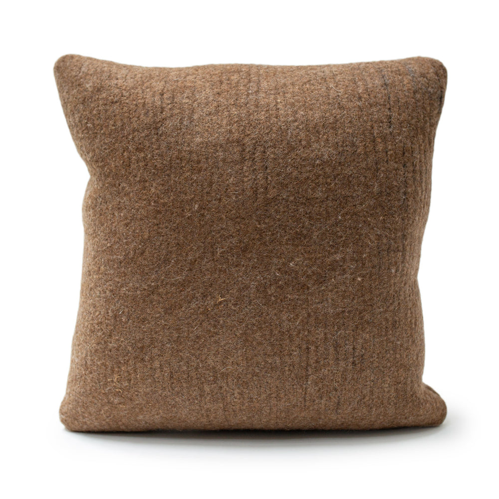 
                      
                        Shetland Brown Wool Pillow
                      
                    