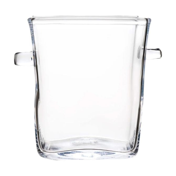 Artisan Glass Ice Bucket Handblown in Vermont