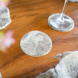 Wool & Leather Coasters