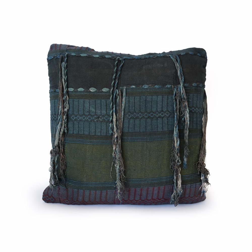 African Hand-woven Blanket Pillows