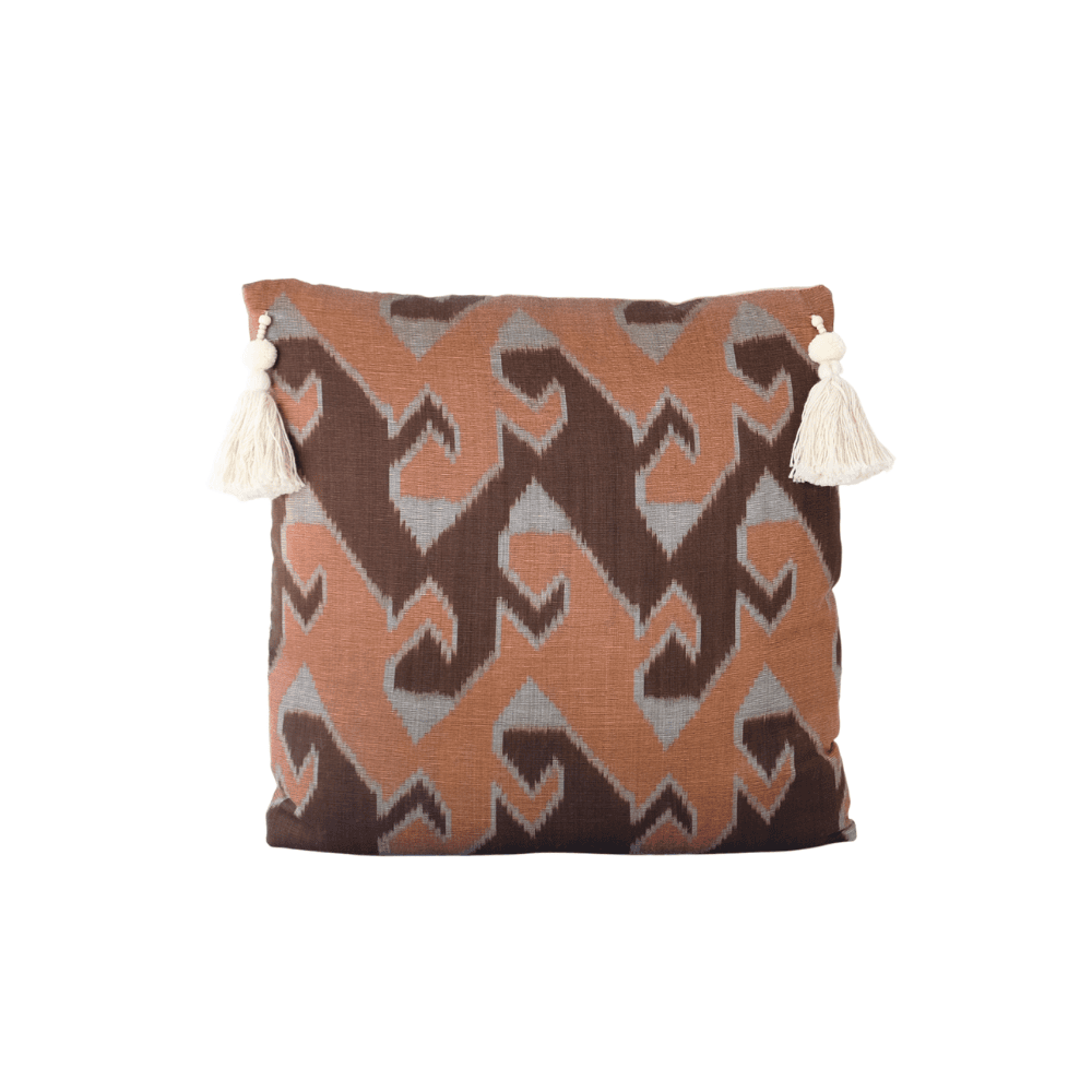 Seeds & Bark Ikat Desert Pillow