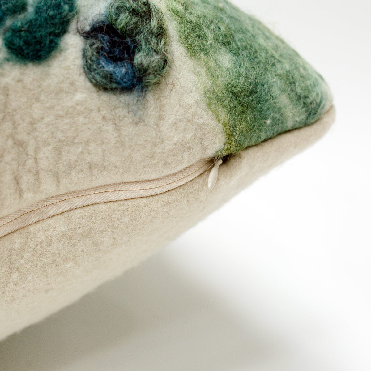 Botanical Body Pillow - Felted Wool