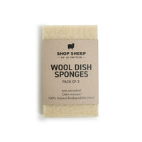 Felted Wool Dish Sponge - 3 Pack