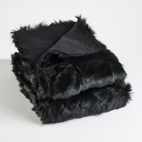Toscana Sheep Fur BLANKET Lined with Cashmere blend