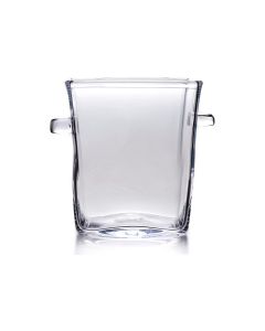 Artisan Glass Ice Bucket Handblown in Vermont