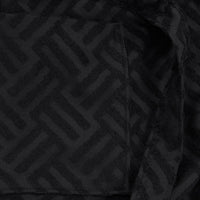 Black Crossroad Plush Terry Robe