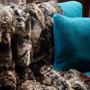 Toscana Real Sheep Fur Throw Unlined