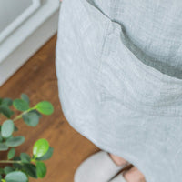 Linen Apron with Tie Back