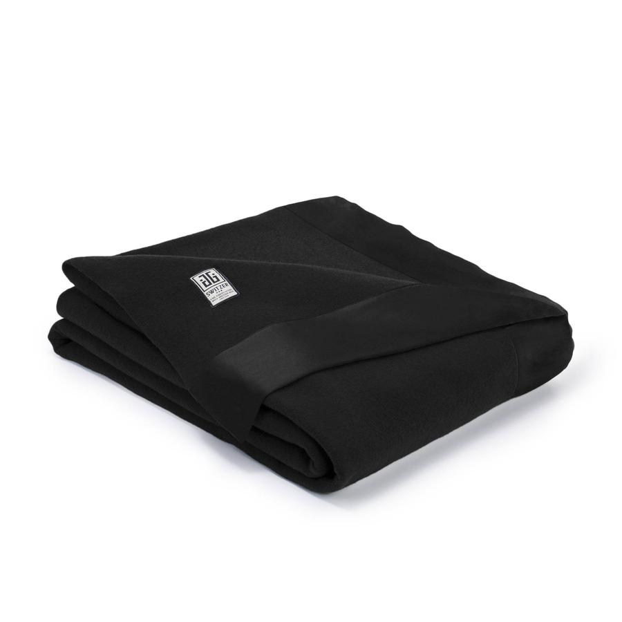 Henry Blanket - Cashmere Blend - Black