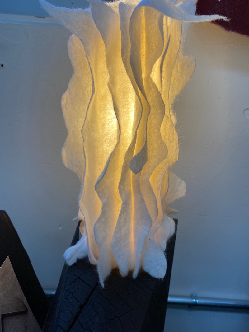 Felted Wool Textural TABLE Lamp
