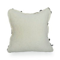 Charcoal Grey Wet Felted Curlicue Pillow - JG Switzer