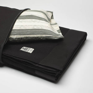 Henry Black Cashmere Blend Throw Milled in England