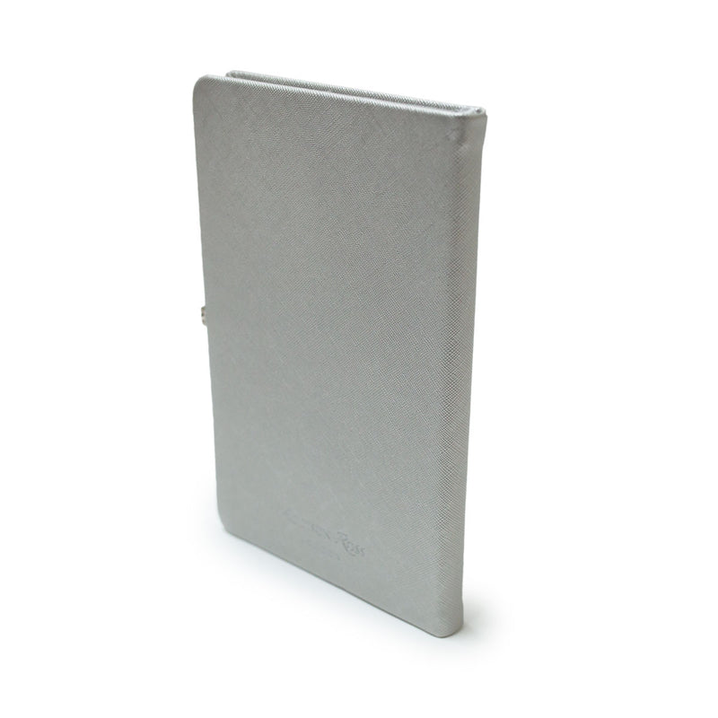 The Perfect Journal - Silver English Made Notebook with Magnetic Clasp