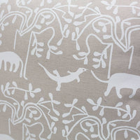 Tigers and Trees Cotton + Linen Pillow