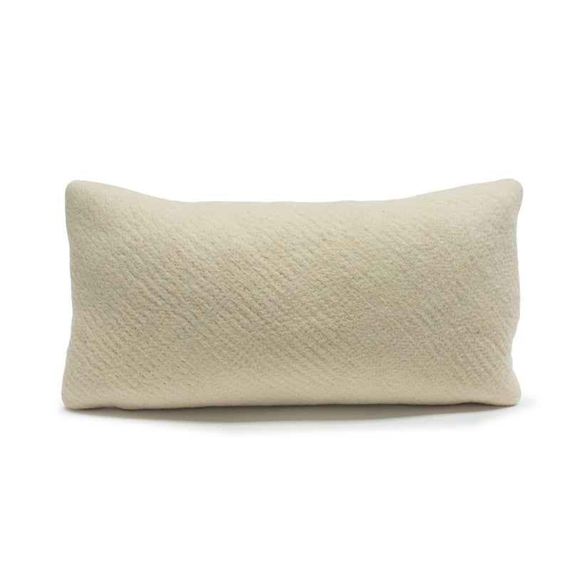 BOTANICAL Plant-Dyed Wool Lumbar Pillow - Turmeric Yellow
