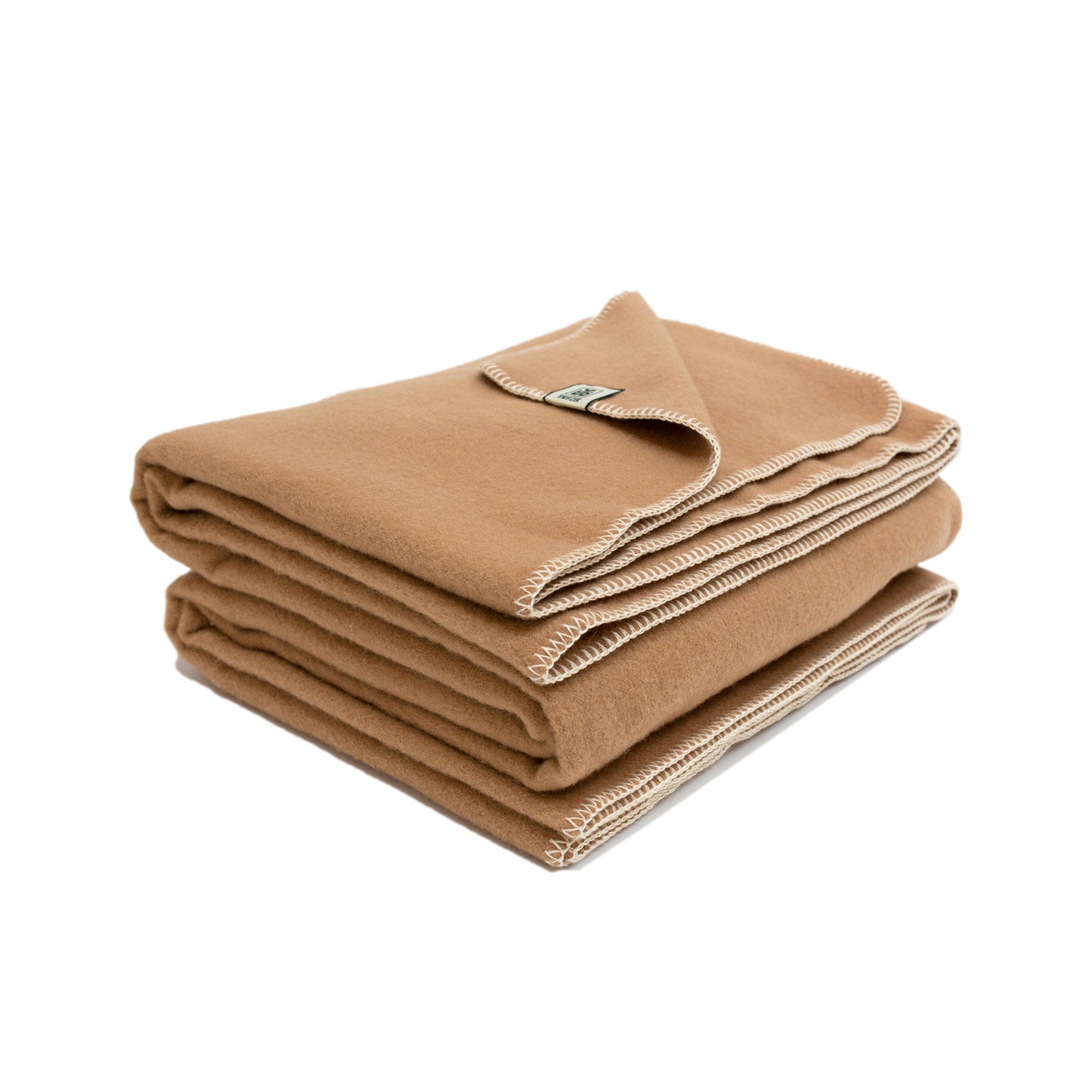 The JG Classic Blanket - 100% Merino in Camel