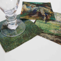 Impressionists-at-Leisure Linen Cocktail Napkins