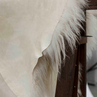 White Icelandic Sheep Hide