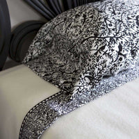 Emilie Silk Pillow Slip "BIRDSONG" Exclusive Silk Fabric