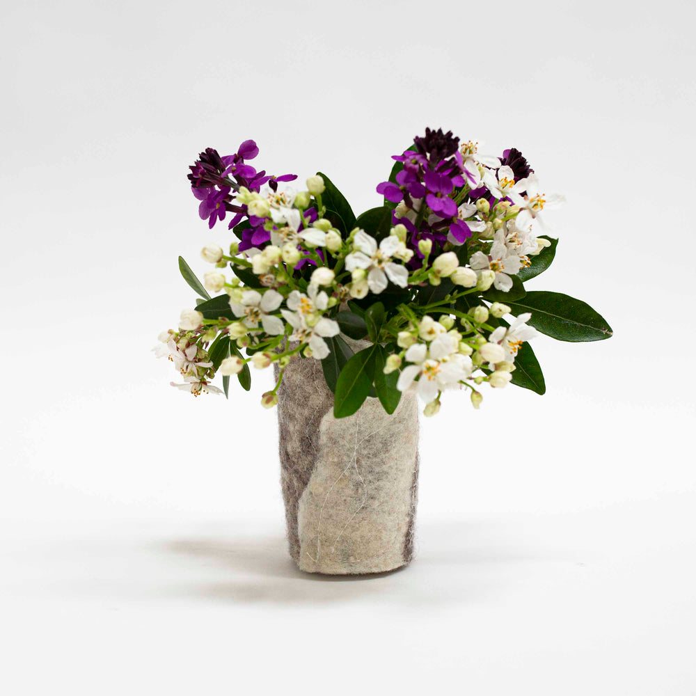
                      
                        Grey Wool Flower Vase
                      
                    