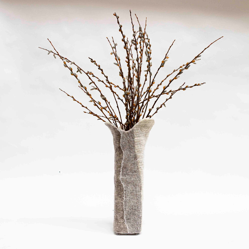 
                      
                        Grey Wool Flower Vase
                      
                    