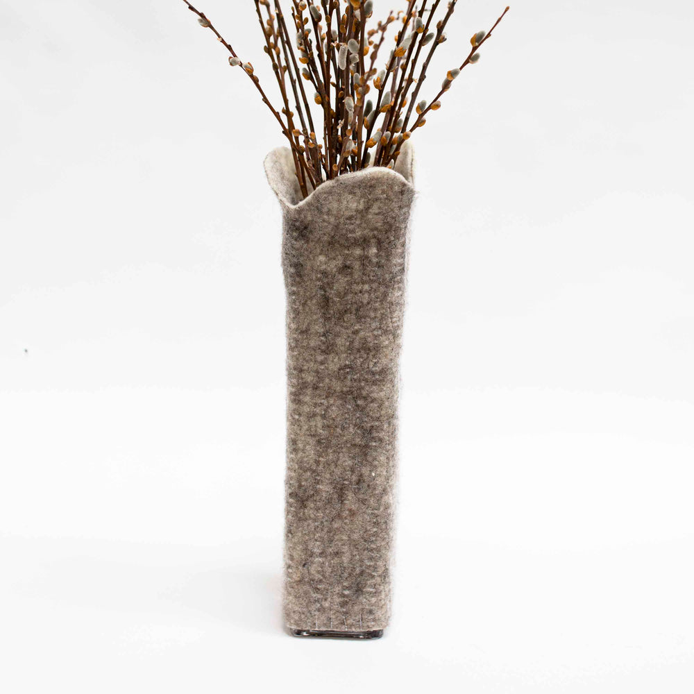 
                      
                        Grey Wool Flower Vase
                      
                    