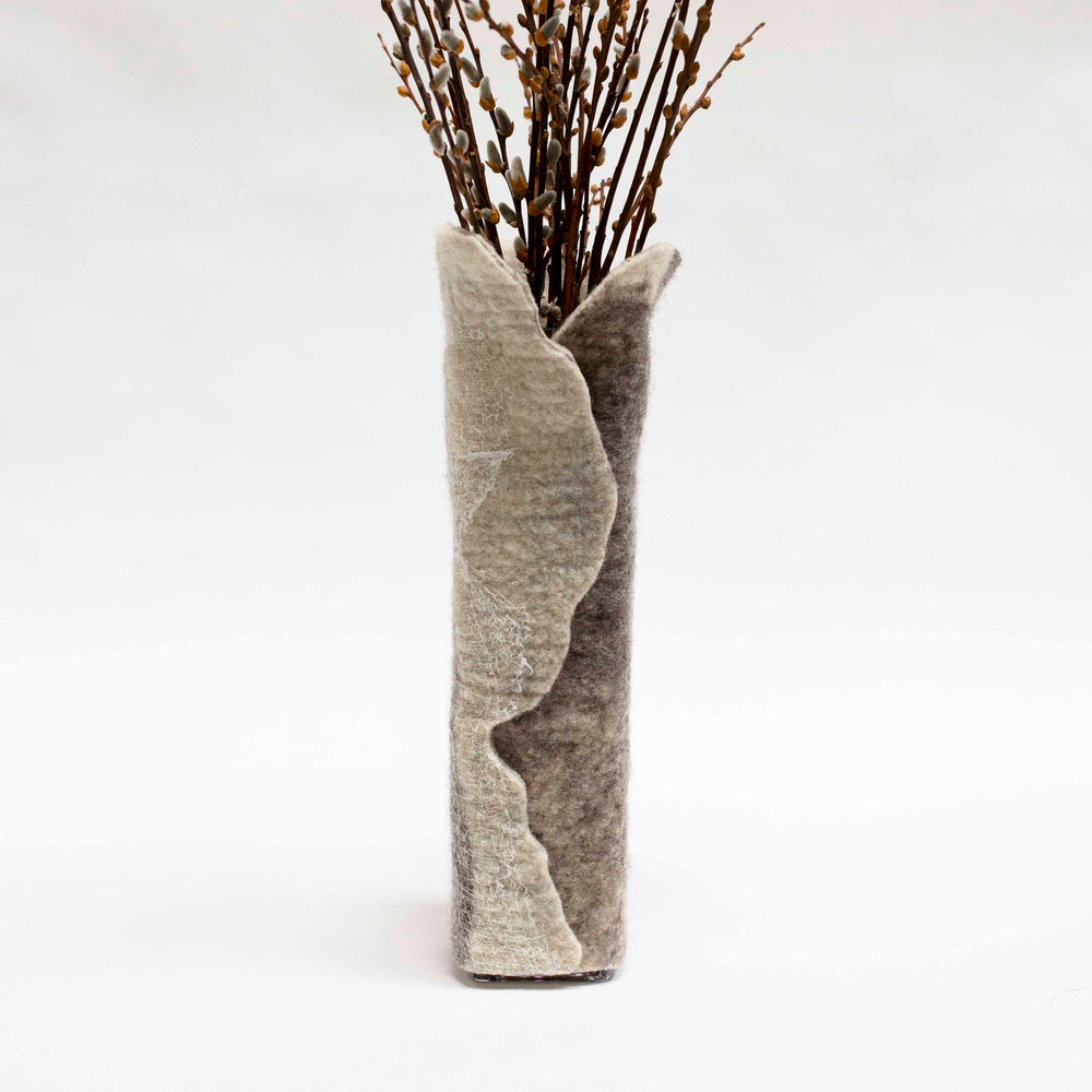 
                      
                        Grey Wool Flower Vase
                      
                    