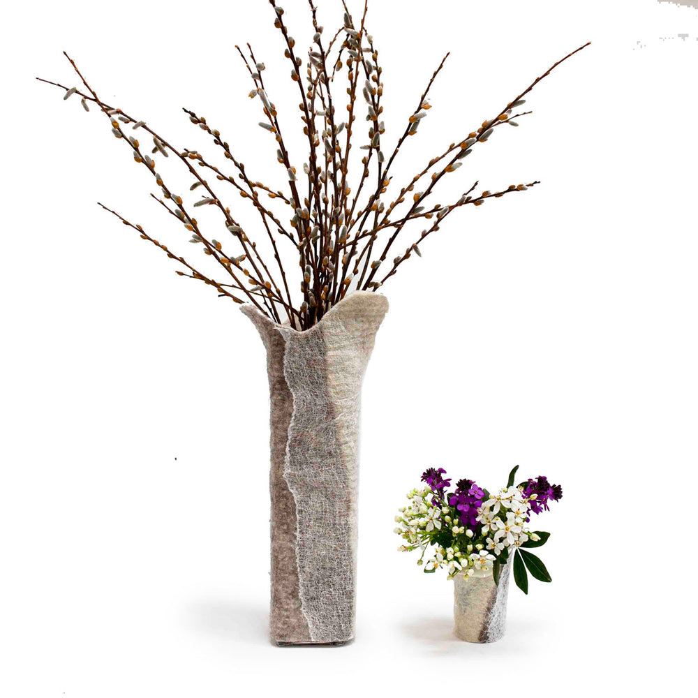 
                      
                        Grey Wool Flower Vase
                      
                    