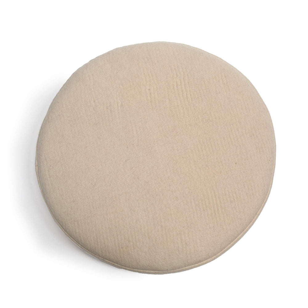 
                      
                        Botanical Floor Cushion - Felted Wool - Turmeric Yellow
                      
                    