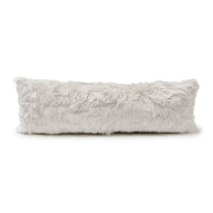 Toscana Real Sheep Fur Body Pillow in White