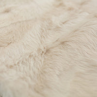 Toscana Real Sheep Fur Throw Lined with Cashmere Wool Blend
