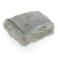 Toscana Real Sheep Fur Throw Lined with Silk