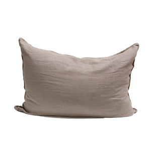 Linen Hand-Stitch Oversize Pillow - Green