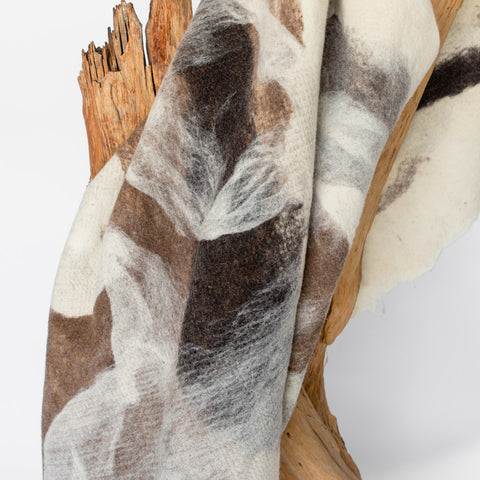 Couverture en gaze de coton frangée - 75x100cm - Ivoire - JOLLEIN - Lou in  Woods
