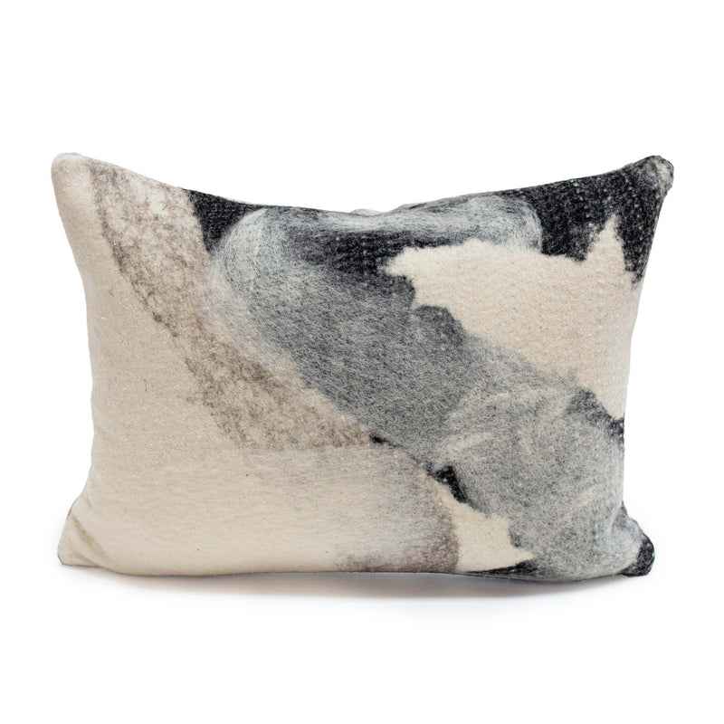 Felted Wool Pillow - Milky Way, inspired by Artist Steven Seinberg