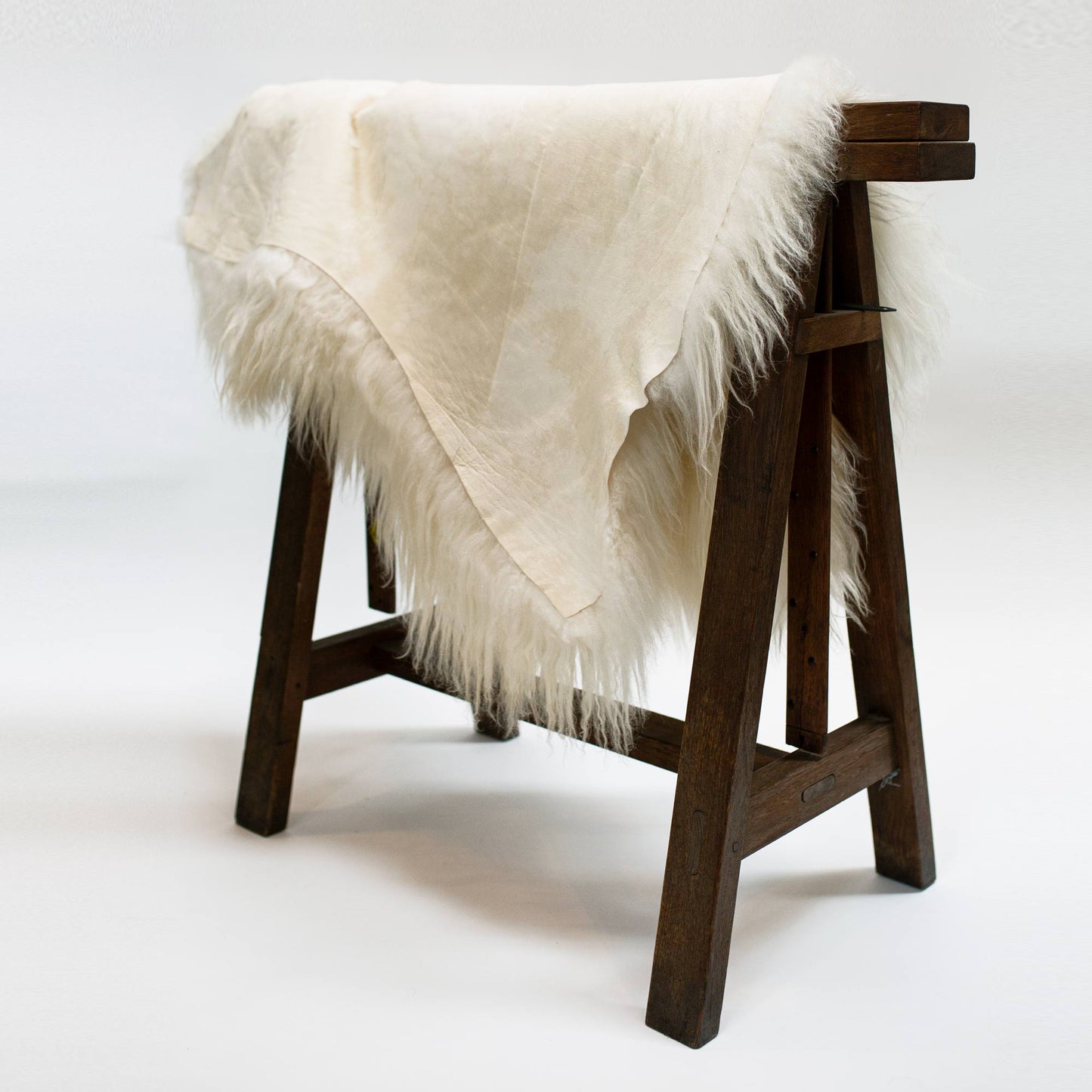 White Icelandic Sheep Hide