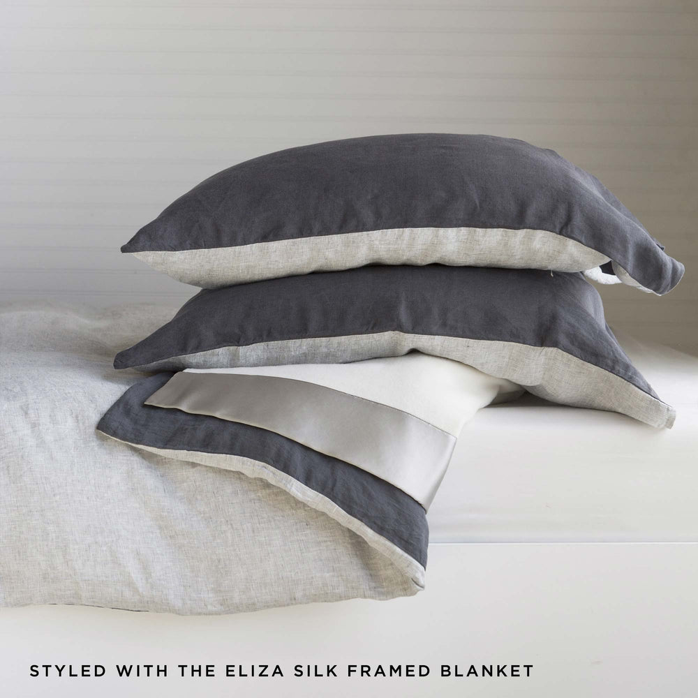 
                      
                        Ashley Linen Duvet Cover Dark Grey/Light Grey - JG Switzer
                      
                    